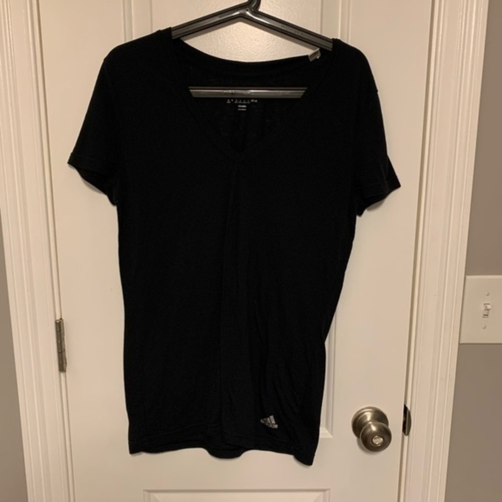 Adidas | black V-Neck